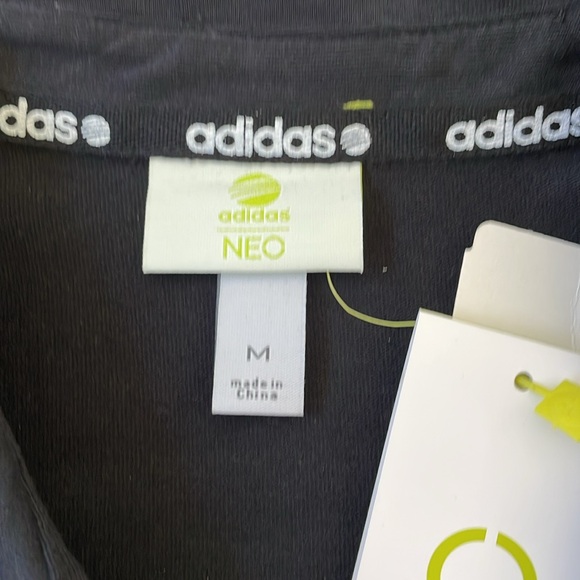 Adidas NEO Men’s Skull Glow in Dark Black Polo Golf Shirt ~ Medium ~ NWT RARE!💀 - Picture 4 of 9